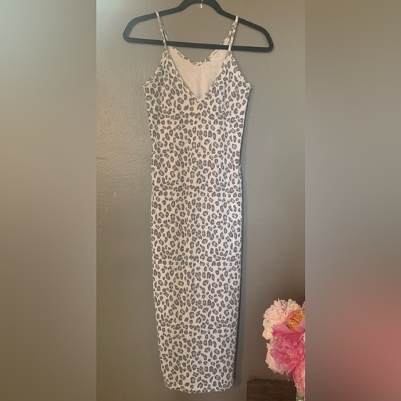 Soft Cotton T shirt BodyCon dress- 🖤 Small - Picture 2 of 6